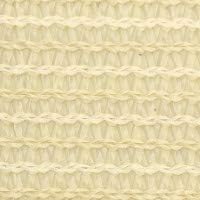 Eden's Decor Straight Flat-Edged Sun Shade Sail Rectangular 6' x 11' Beige UV-Blocking Outdoor Canopy Fabric Cloth Awning for Pergola Patio Garden Backyard Custom Size