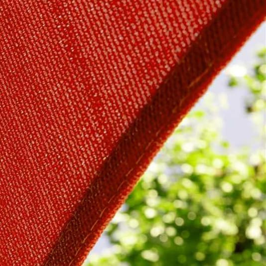 Amgo Custom Size 10' x 19' x 21.5' Red Right Triangle Sun Shade Sail UPF50+ AGTAPRT12, Order to Make Canopy Awning, 95% UV Blockage, Water & Air Permeable, Commercial Standard (We Customize)