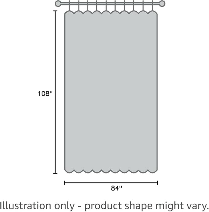 NICETOWN 2 Panels Outdoor Curtains for Patio Waterproof 108" Length, Thermal Insulated Rustproof Top and Bottom Grommet Fixed Weighted Blackout Outdoor Drapes for Porch/Gazebo, Grey, W84 x L108