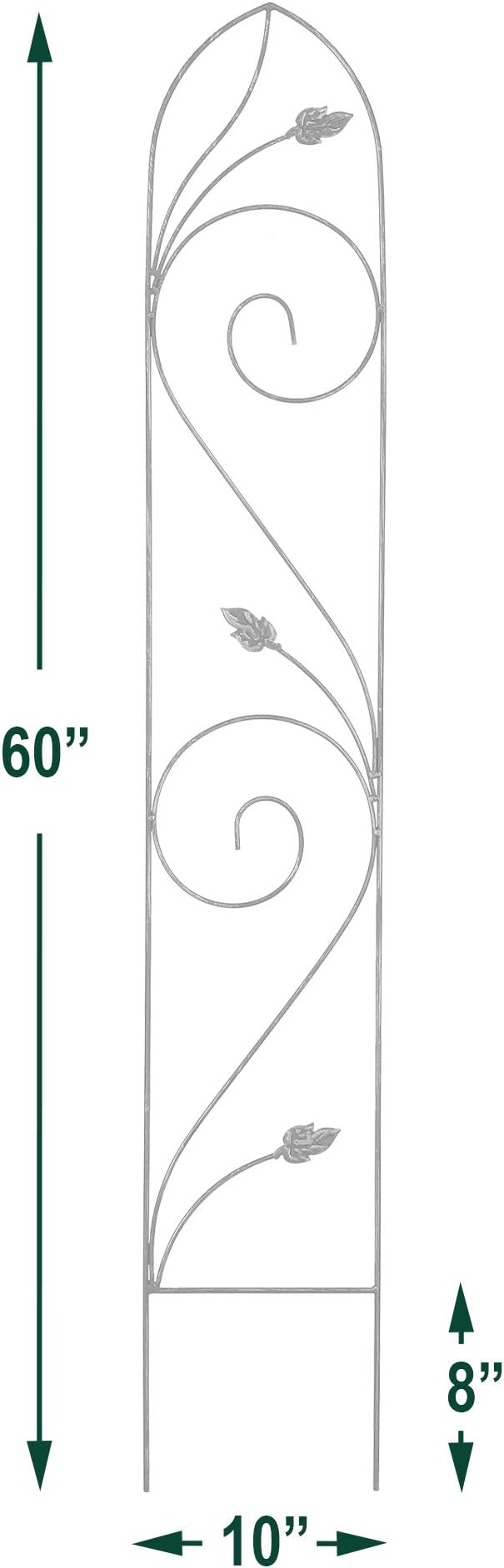 Arcadia Garden Products TR05 Autumn Leaf Trellis 5'