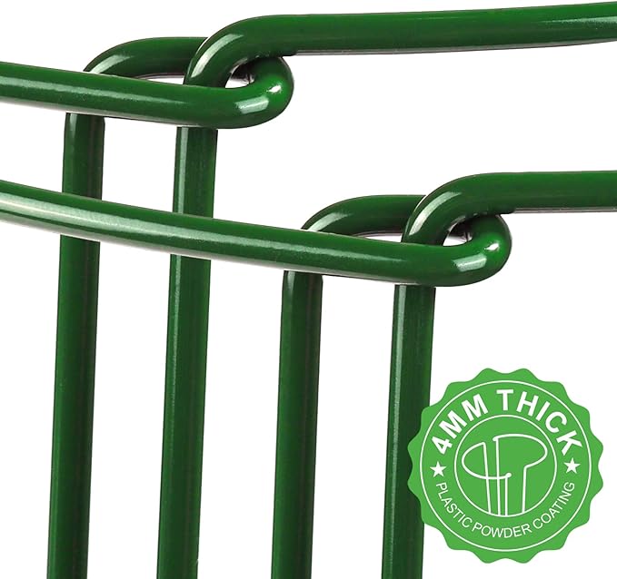 LEOBRO Plant Support, 8PCS Peony Cages and Supports, Plant Stakes for Indoor Plants, Outdoor Plants, Plant Holders, Tomato Monstera Hydrangea Support Cage, 10" W x 15.8" H
