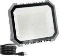 1 Pack LED Flood Lights Outdoor, 300W 30000LM Super Bright Floodlight Outside Work Light with 5.9FT Plug, IP65 Waterproof 6000K Outdoor LED Flood Light for Garage, Yard, Lawn, Garden