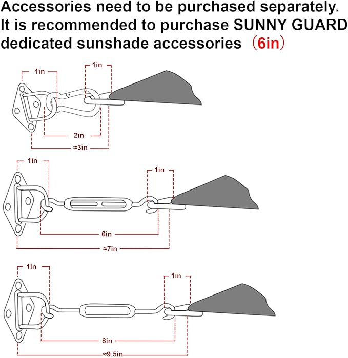 SUNNY GUARD Custom Size 19'x29'x29' Triangle Brown UV Block Sunshade for Backyard Yard Deck Patio Garden Outdoor Activities and Facility(Customized)