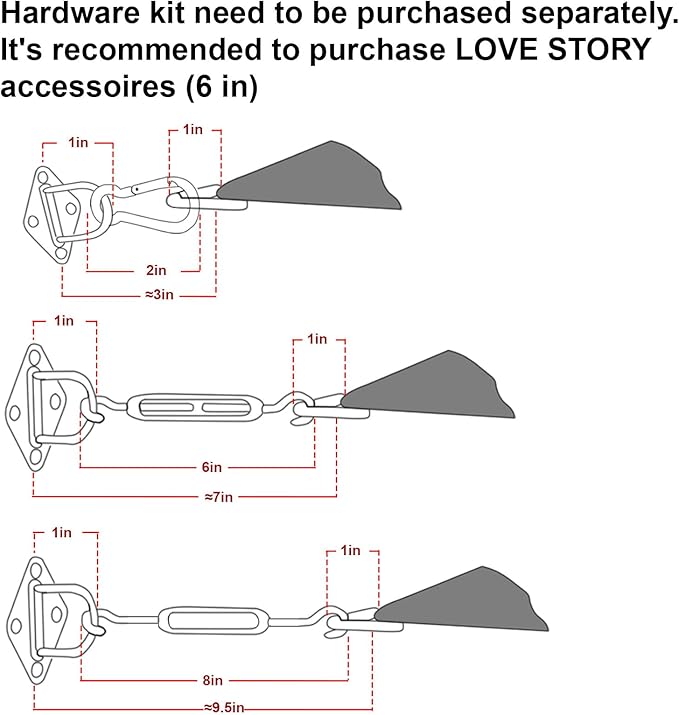 LOVE STORY Custom Size 5'x8' Dark Grey Sun Shade Sail Rectangle UV Block Canopy Patio Sail Sunshades Fabric for Outdoor Garden Carport (We Make Custom Size)