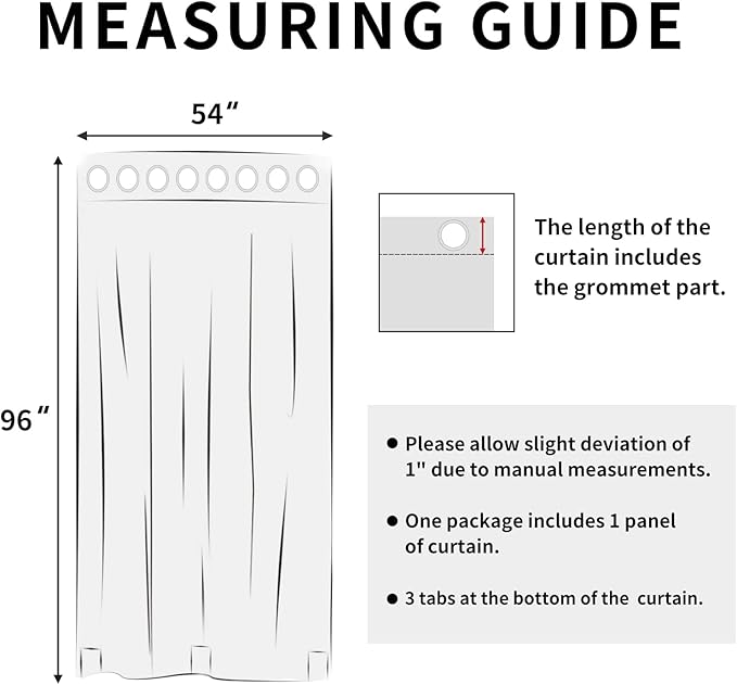 Easy-Going Linen Look Outdoor Curtains Waterproof Windproof Porch Curtains, Soft Thicken Outdoor Privacy Curtains for Patio, Gazebo, Grommet Top and Tab Bottom Drape, 1 Panel, 54x96 inch, Beige