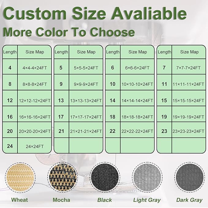 Artpuch Outdoor Pergola Shade Cover 10x14 FT Sun Shade Cloth with Grommets Light Grey 90% UV Protection Canopy Patio Privacy Screen (Customized Available)