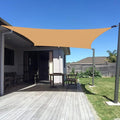 SUNNY GUARD Custom Size 4'x6' Peach Fuzz Sun Shade Sail Rectangle UV Block Shade for Backyard Yard Patio Deck Garden(Customized)