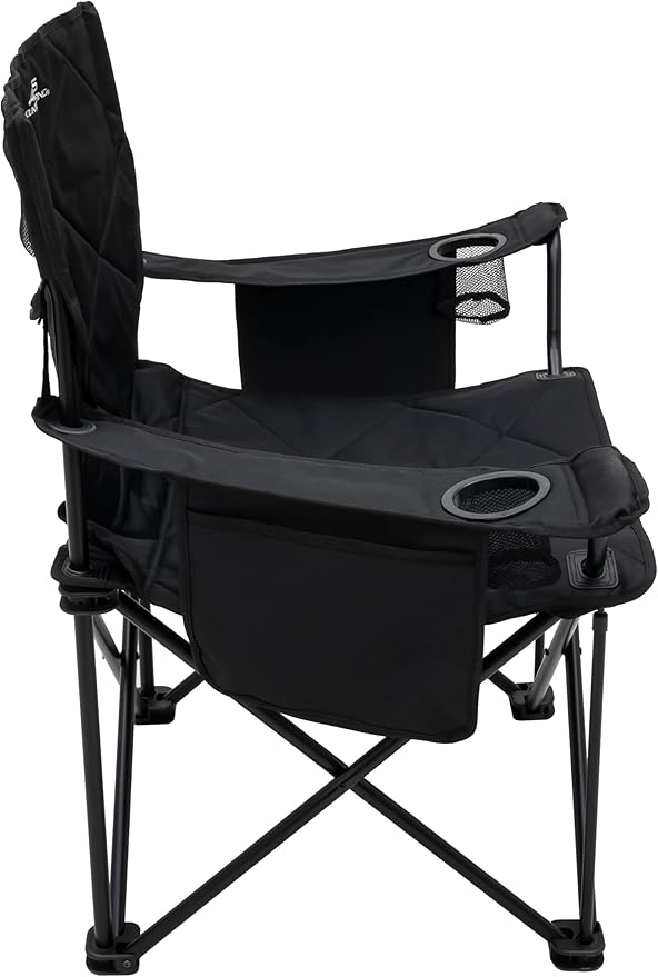ALPS Mountaineering King Kong Camping Chairs for Adults with Mesh Cup Holders and Pockets, Built Durable and Reliable with Compact Foldable Steel Frame