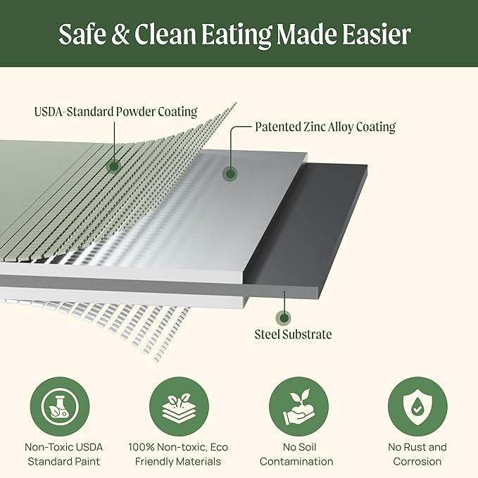 32" Extra Tall Raised Garden Bed Kits, 3.5 x 3.5 x 2.7ft Raised Planter Box Outdoor, 2 x 5 x 2.7ft Deep Root 4 in 1 Modular Metal Raised Beds for Gardening Vegetables Flowers Fruits - Terra Cotta