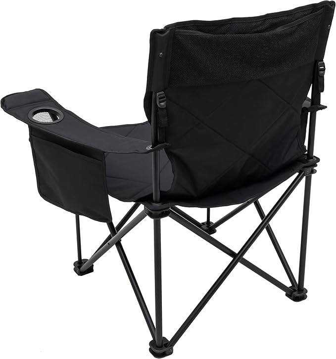 ALPS Mountaineering King Kong Camping Chairs for Adults with Mesh Cup Holders and Pockets, Built Durable and Reliable with Compact Foldable Steel Frame