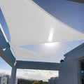 SUNNY GUARD Custom Size 14'x14'x19.8' Silver Grey Sun Shade Sail Right Triangle UV Block Shade for Backyard Yard Patio Deck Garden(Customized)