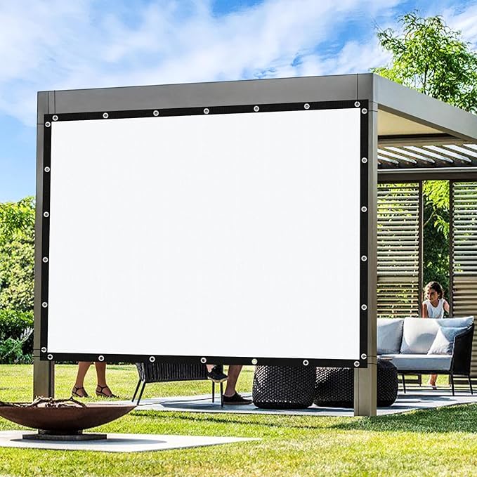 Artpuch Outdoor Pergola Shade Cover 4' X 4' Sun Shade Cloth with Grommets, 90% UV Protection Canopy Patio Privacy Screen (Customized Available) GN107, White