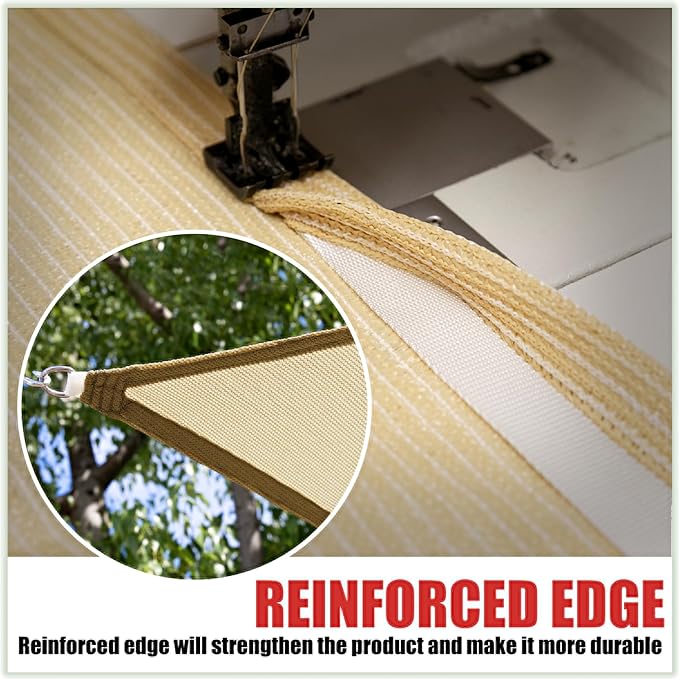 ColourTree TAPR1616 Custom Size 6' x 20' Blue Sun Shade Sail Canopy UV Block UPF50 Rectangle - Commercial Standard Heavy Duty - 190 GSM - 3 Years Warranty