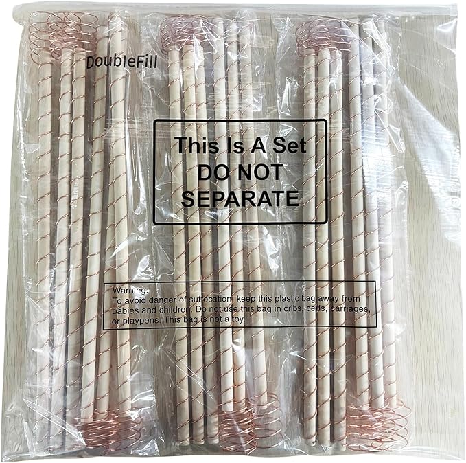18 Pcs Electroculture Plant Stakes 17 Inches Long Copper Garden Stakes Electroculture Copper Gardening Antenna for Growing Vegetable Garden Plants Support