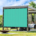 Artpuch Outdoor Pergola Shade Cover 4' X 10' Sun Shade Cloth with Grommets, 90% UV Protection Canopy Patio Privacy Screen (Customized Available) GN107, Turquoise