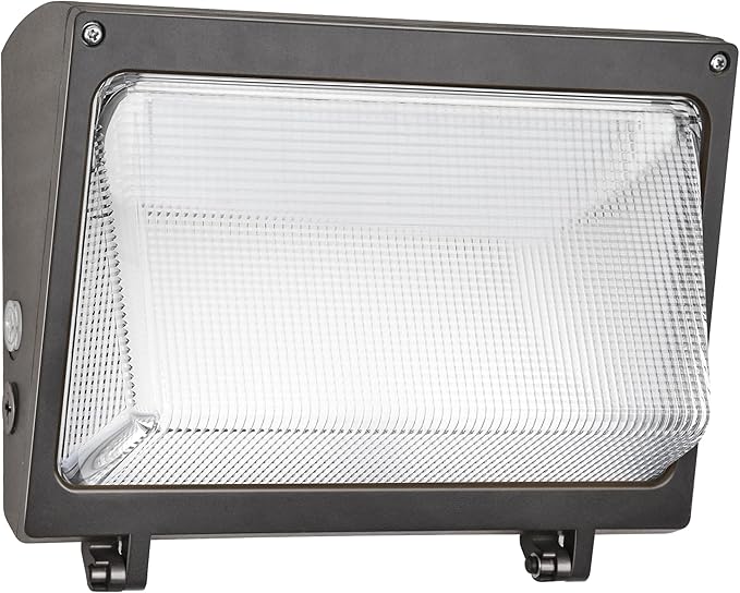 hykolity 120W LED Wall Pack Light with Dusk-to-Dawn Sensor,16200lm 5000K Daylight Commercial Security Lighting,750W MH Equivalent, 100-277V, Waterproof LED Outdoor Wall Mount Light for Warehouses