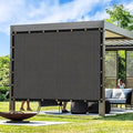 Artpuch Outdoor Pergola Shade Cover 7x10 FT Sun Shade Cloth with Grommets Dark Grey 90% UV Protection Canopy Patio Privacy Screen (Customized Available)