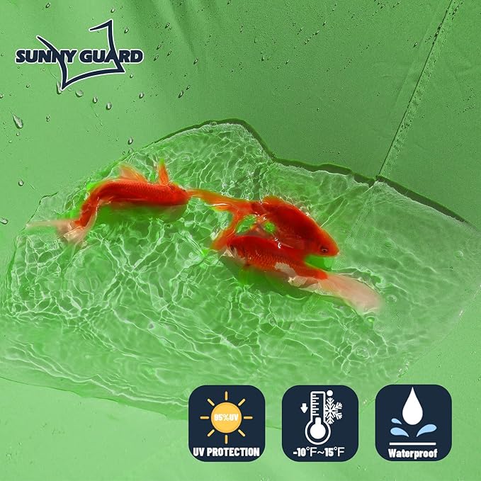 SUNNY GUARD Waterproof Sun Shade Sail 7'x10'x12.2' Lemon Green Right Triangle UV Block Sunshade for Backyard Yard Deck Patio Garden Outdoor Activities and Facility(Customized)