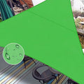 LOVE STORY Right Triangle 10'x11'x14.9' Waterproof Sun Shade Sail Canopy UV Block for Outdoor Patio Backyard Carport,Fruit Green(We Make Custom Size)