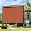 Artpuch 90% Sun Shade Cloth, 10 x 18 FT Pergola Shade Cover Canopy with Grommets, Sun Screen Fabric Tarp for Patio, Outdoor, Garden, Backyard, Rust Red
