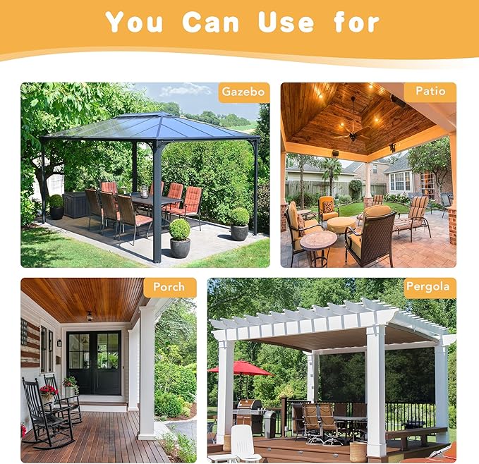 HolidayIdeas Outdoor Curtains for Patio Waterproof, 4 Panels - 54 x 84 Inch - Privacy Protection & Light Filtering Curtains Taupe Grommet Outside Curtains for Porch, Gazebo, Pergola, Backyard