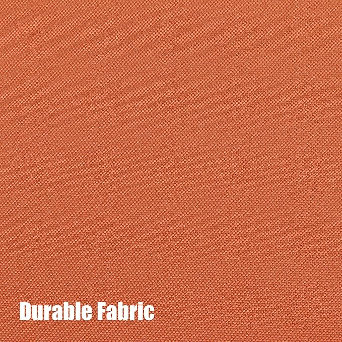 BONZER Outdoor Waterproof Curtains for Patio Privacy Grommet Light Filtering Outside Curtains for Gazebo, Porch, Pergola, Pavilion, 1 Panel, 84W x 108L inch, Mecca Orange