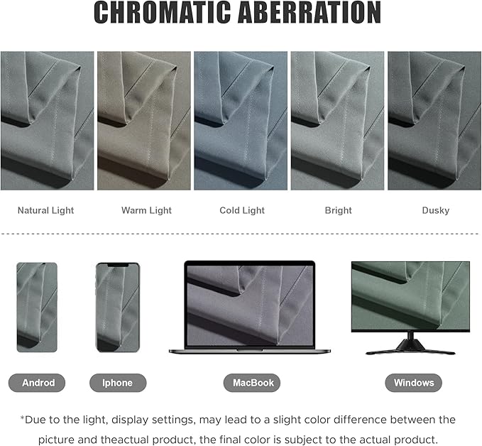 BONZER Outdoor Waterproof Curtains for Patio Privacy Grommet Light Filtering Outside Curtains for Gazebo, Porch, Pergola, Pavilion, 1 Panel, 54W x 120L inch, Grey