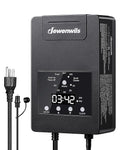 DEWENWILS 120W Low Voltage Transformer with Photocell Sensor & Timer, 120V AC to 12V DC, Weatherproof Landscape Lighting Transformer for Spotlights, Garden Lights, Steplight, Billboard…