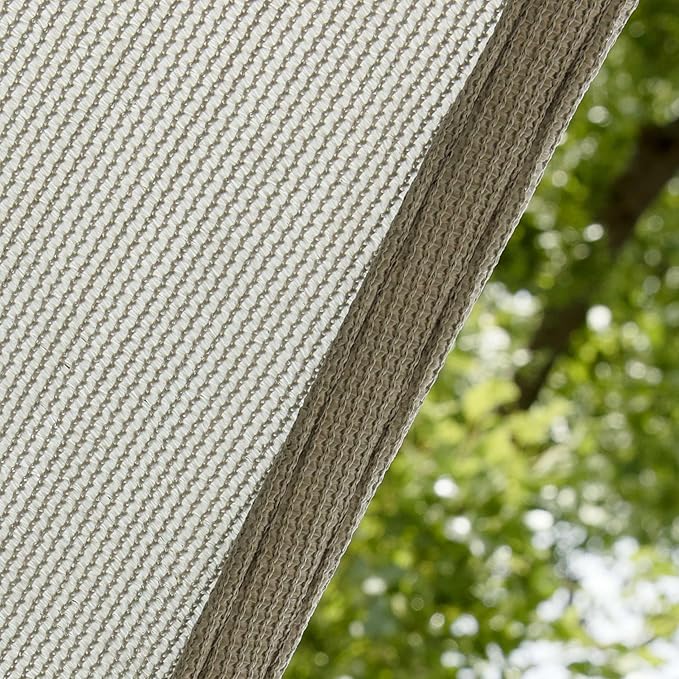 Amgo Custom Size 13' x 21' x 24.7' Gray Right Triangle Sun Shade Sail UPF50+ AGTAPRT12, Order to Make Canopy Awning, 95% UV Blockage, Water & Air Permeable, Commercial Standard (We Customize)