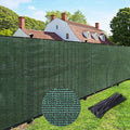 UPGRADE Privacy Fence Screen 6'x70' Dark Green Outdoor 90% Visibility Blockage 170 GSM Mesh Shade Cover Panels for Backyard,Balcony,Home Decoration with Zip Ties,Customized Avaliable