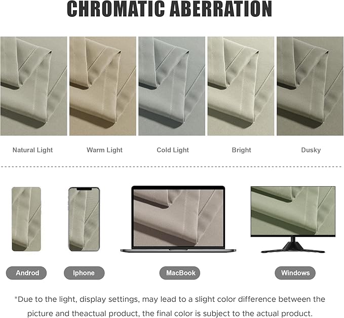 BONZER Waterproof Outdoor Curtains for Patio Porch Pergola Cabana Light Filtering Privacy Grommet Indoor Curtain Panels for Bedroom Living Room, 1 Panel, 54W x 84L inch, Taupe